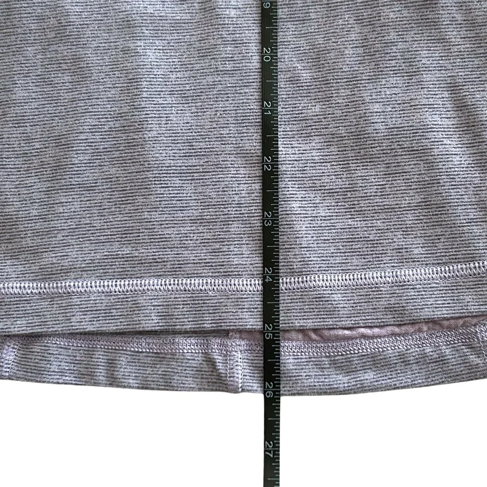 Lululemon Reflective Run Full Tilt Pullover Half Zip Top - 8 - Purple, Gray